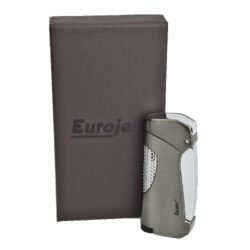Tryskový zapalovač Eurojet Snap, šedý  (251200)
